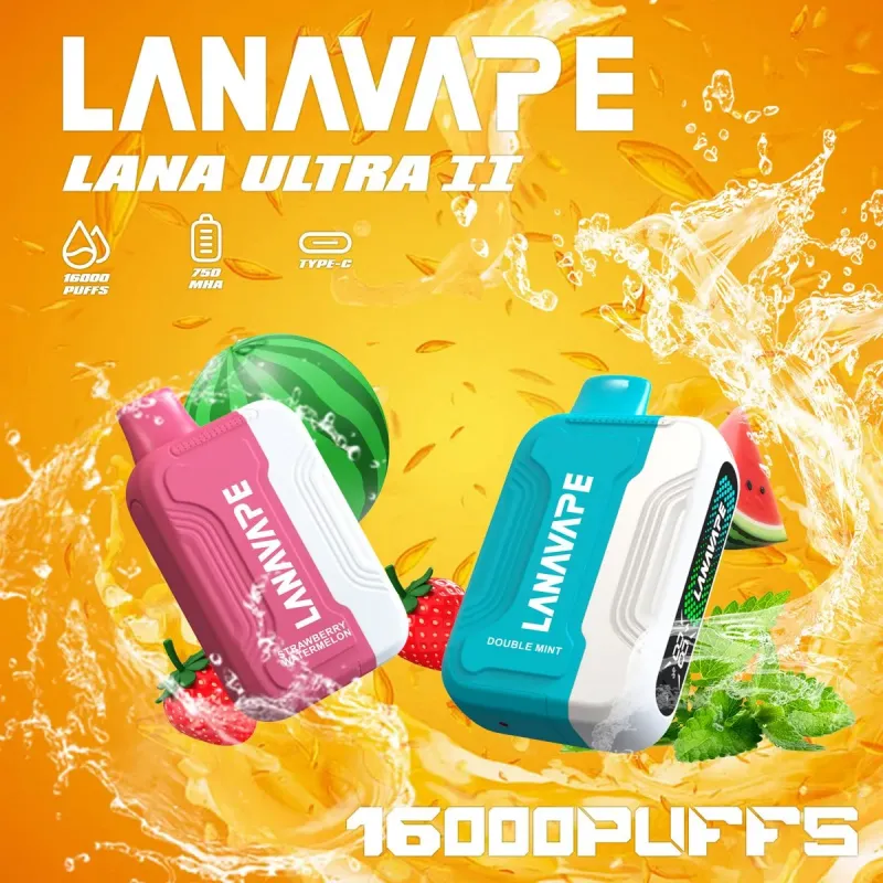LANA Ultra II 16000口拋棄式電子煙|磁吸換彈・買3送主機・台灣現貨